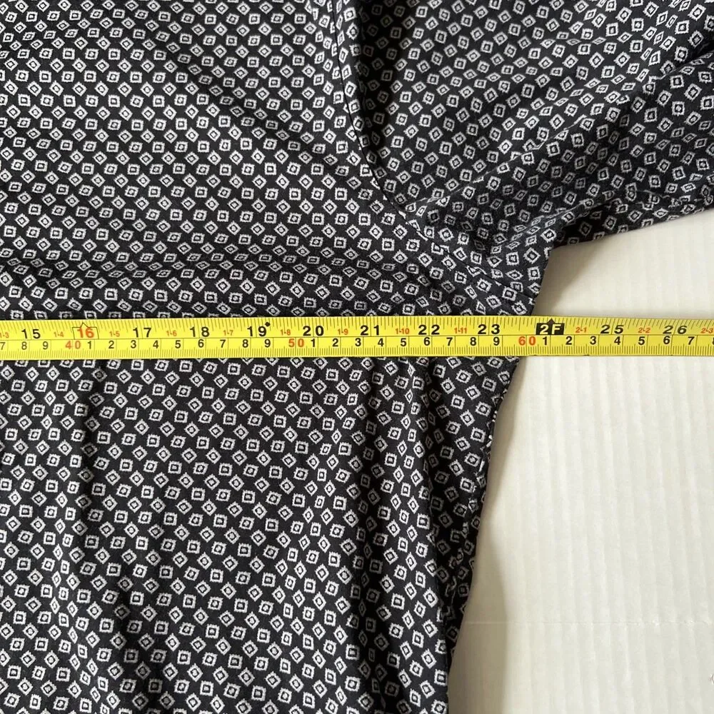 BUGATCHI Sz XL Men's Long Sleeve Button Down Gray 8-way Stretch EXCELLENT
